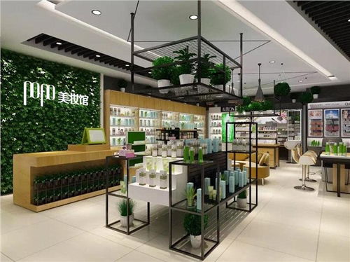 化妝品柜臺生產商 廣州市白云區新則商業展示貨柜廠 化妝品展柜